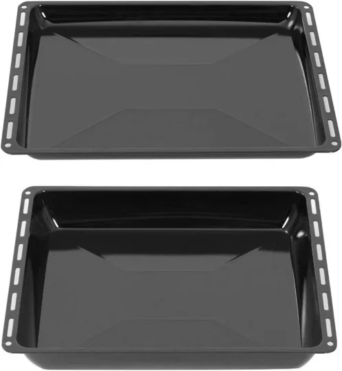 ICQN 2-piece oven tray set 46.5 × 37 cm