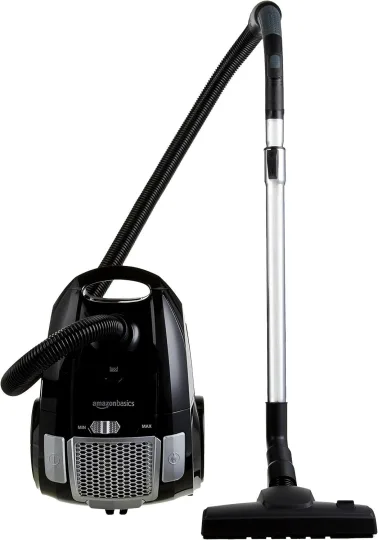 Amazon Basics vacuum cleaner with bag and HEPA filter