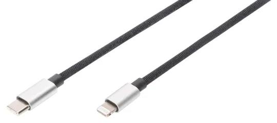 DIGITUS USB-C to Lightning charging cable, 1 m