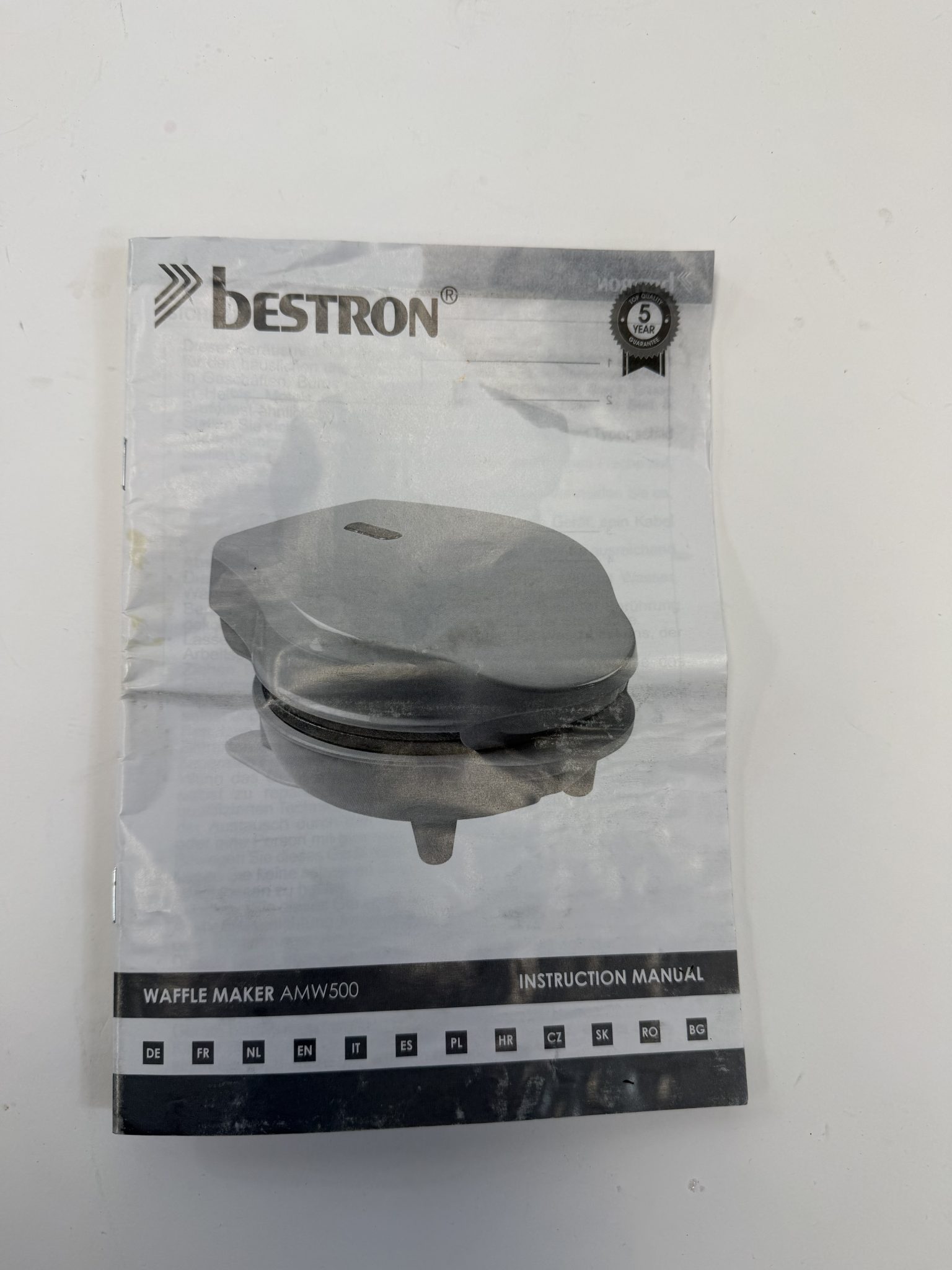 Bestron vaflių keptuvė