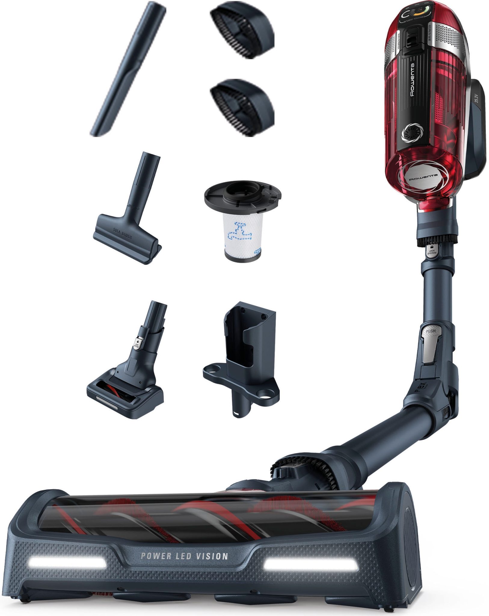Rowenta X-Force Flex 12.60 dulkių siurblys