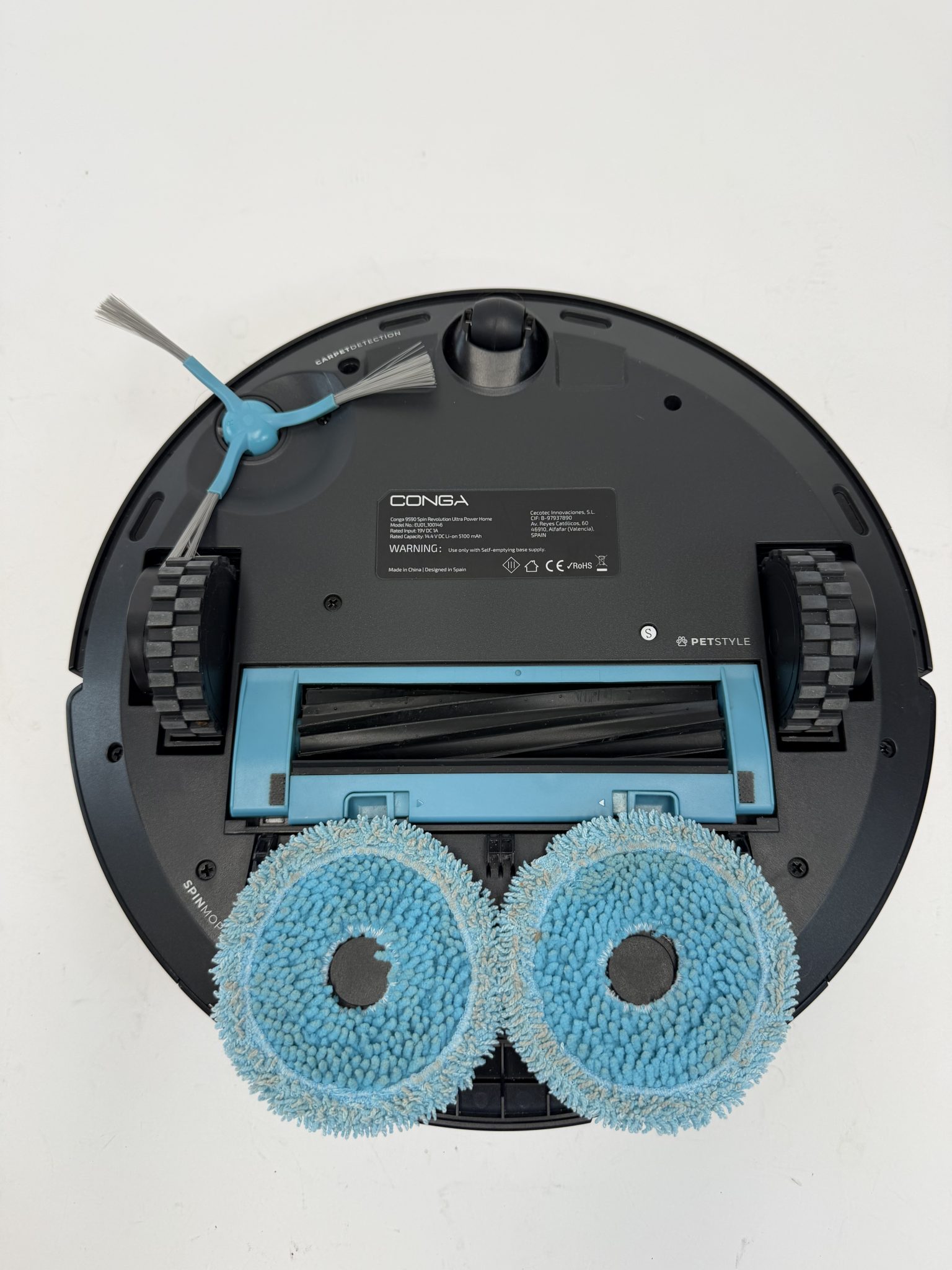 Cecotec Conga 9590 Spin robotas siublys