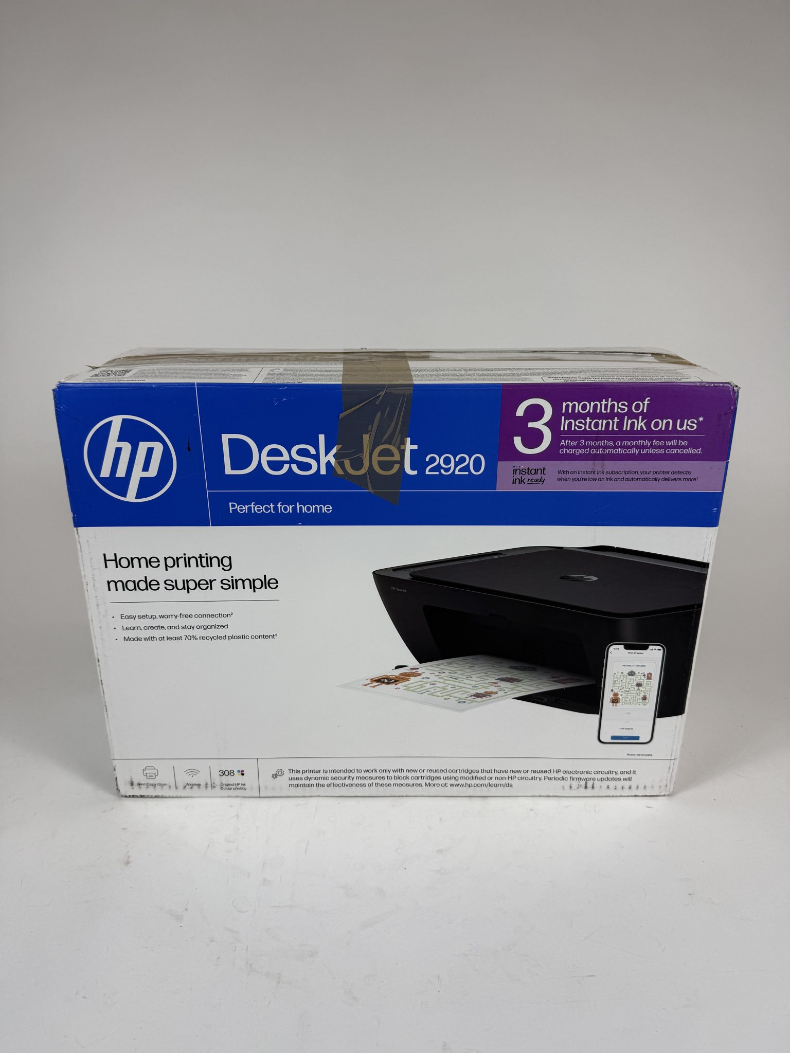 HP DeskJet 2920 Wi-Fi daugiafunkcis spausdintuvas