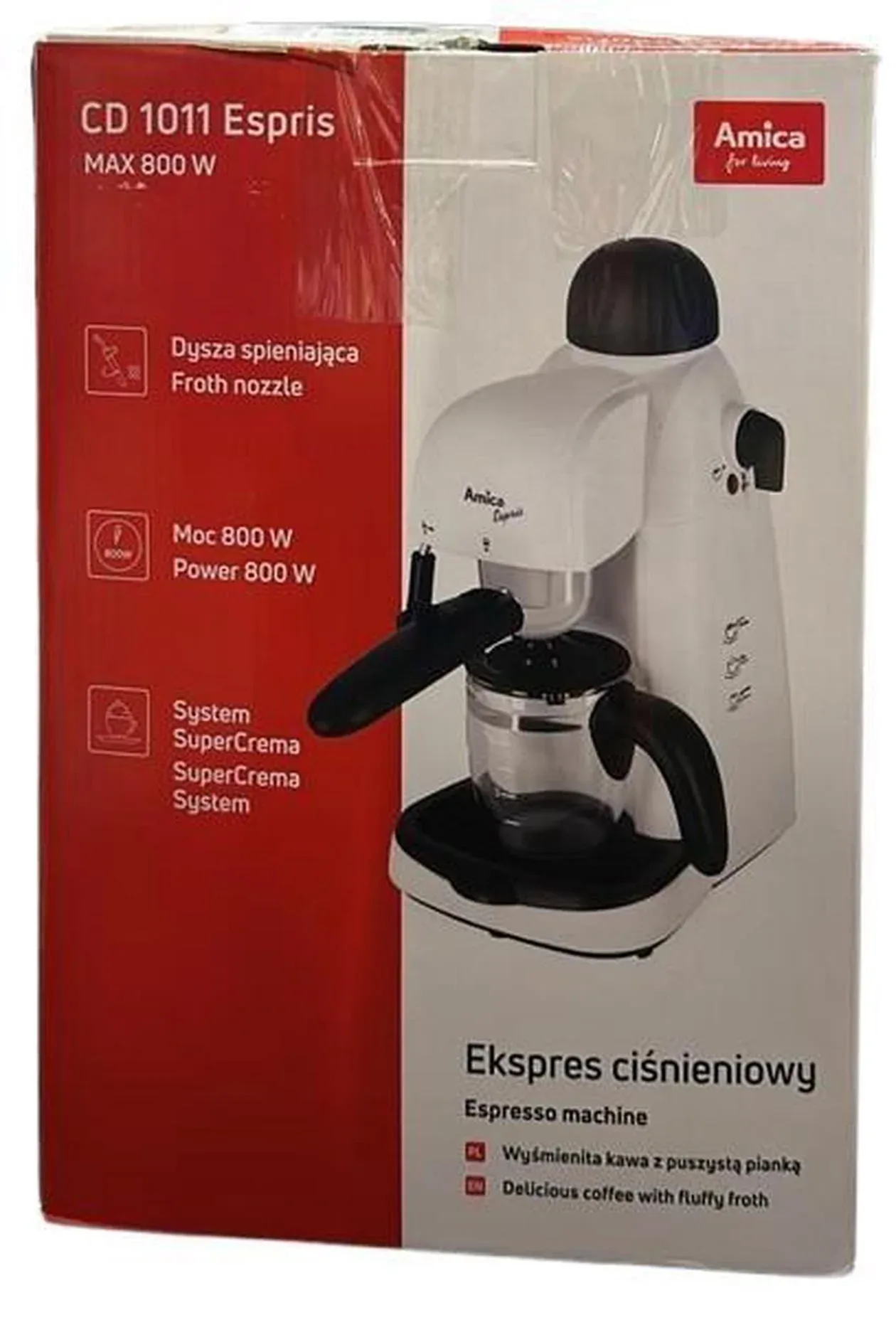 Pusiau automatinis kavos aparatas Amica Espris