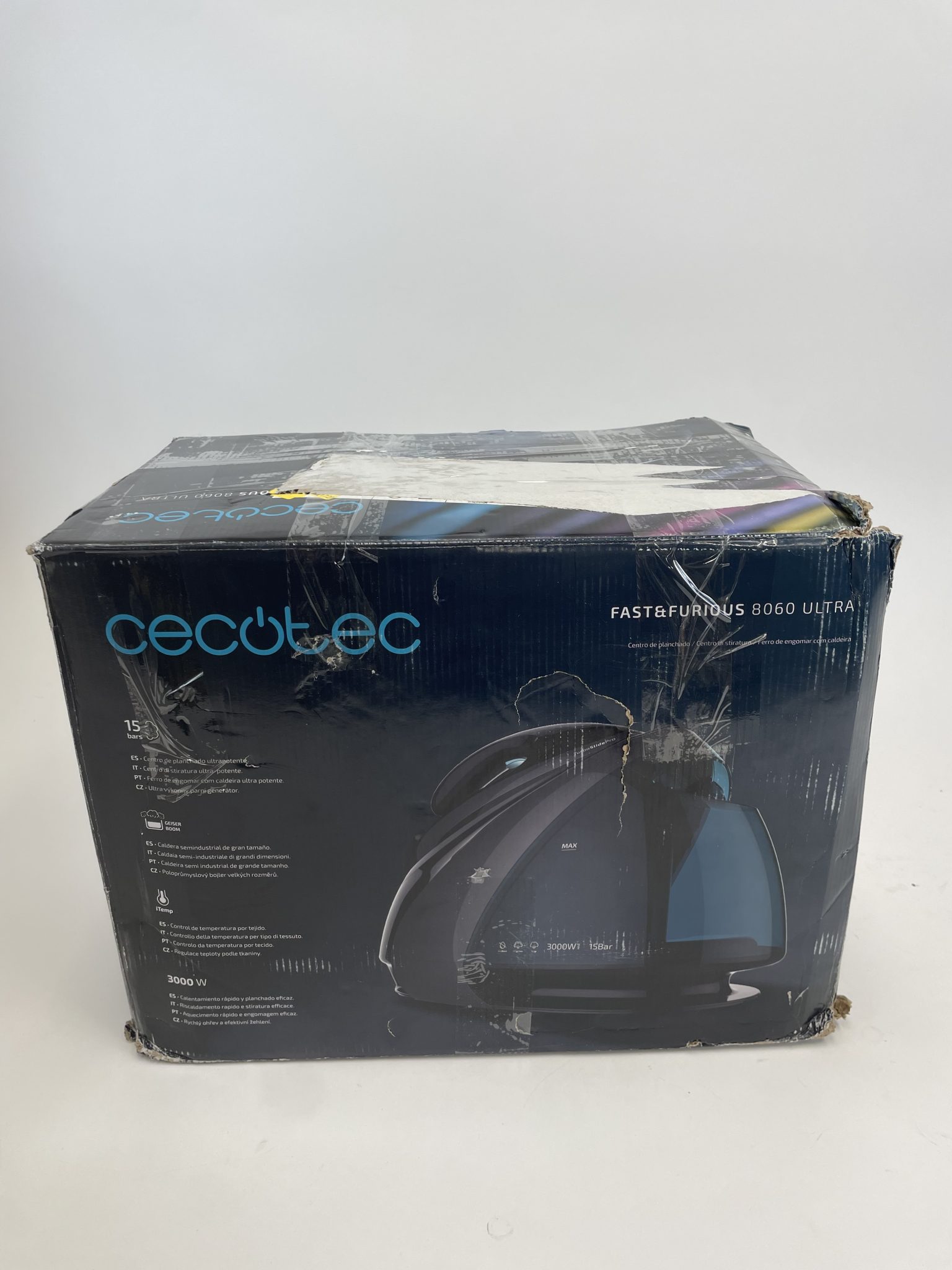 Cecotec Fast&Furious 8060 Ultra Steam garo stotis