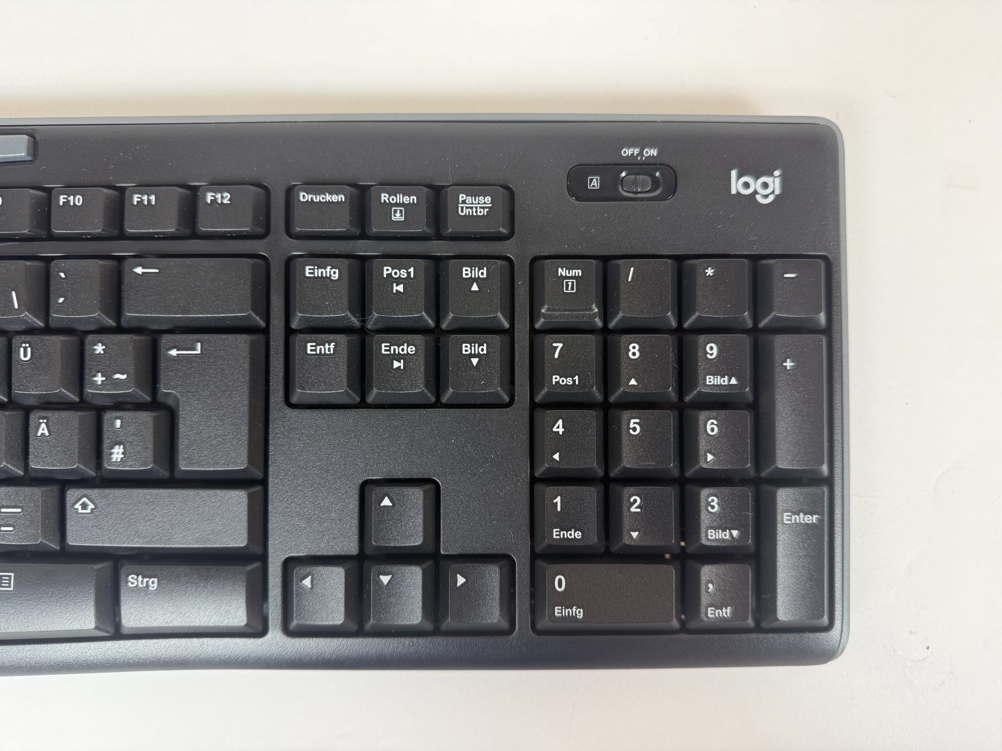 Logitech MK270 belaidė klaviatūra