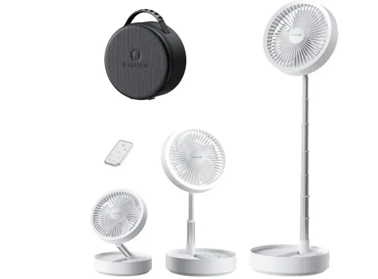 Gaiatop foldable standing fan, 16000 mAh