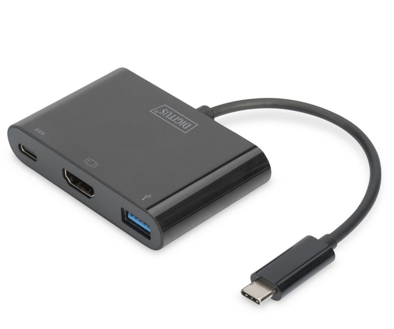 DIGITUS USB-C šakotuvas 3-in-1 su HDMI 4K