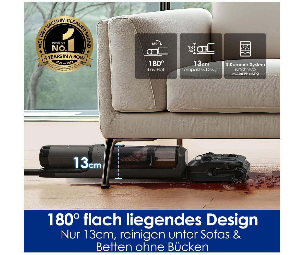 Tineco Floor ONE i6 Stretch plaunantis dulkių siurblys