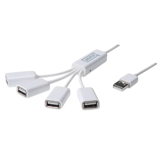 DIGITUS USB 2.0 hub, 4 USB ports
