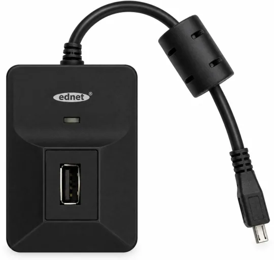 Ednet USB 2.0 hub with memory card reader